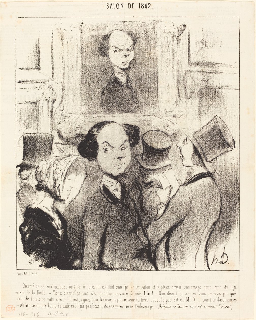 Charmet over at blive afsløret... af Honoré Daumier