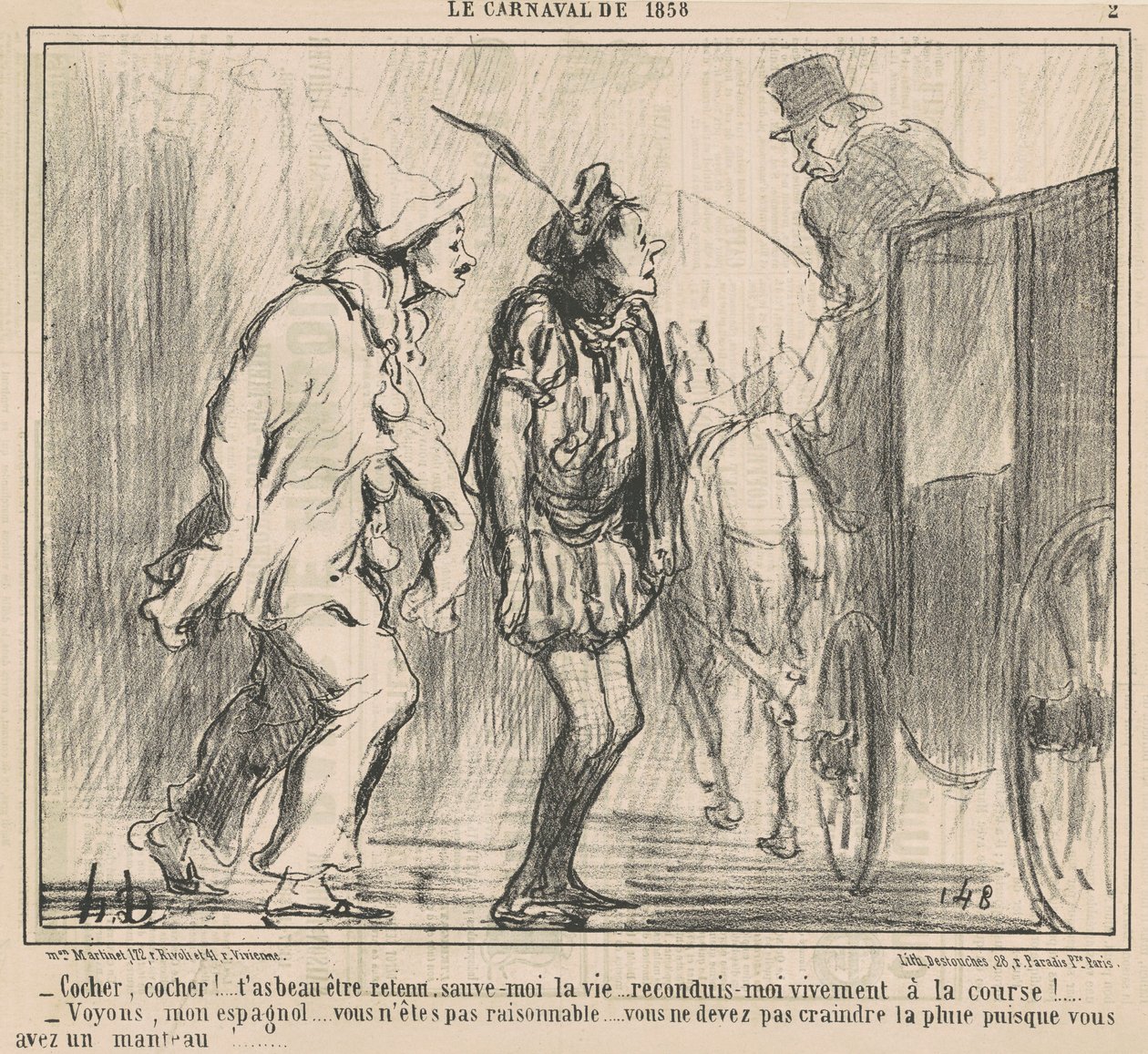 Tik, Tik! ... af Honoré Daumier