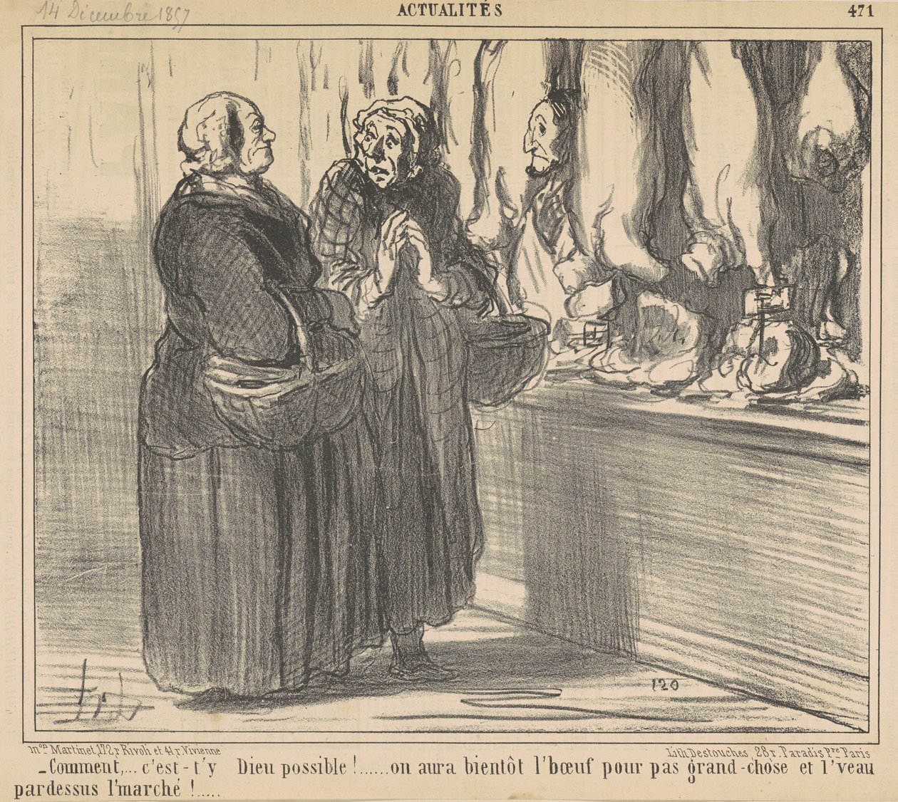 Hvordan... er det gud muligt! ... af Honoré Daumier