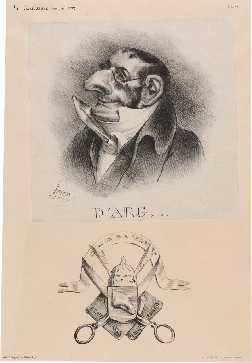 Greve af Argout af Honoré Daumier