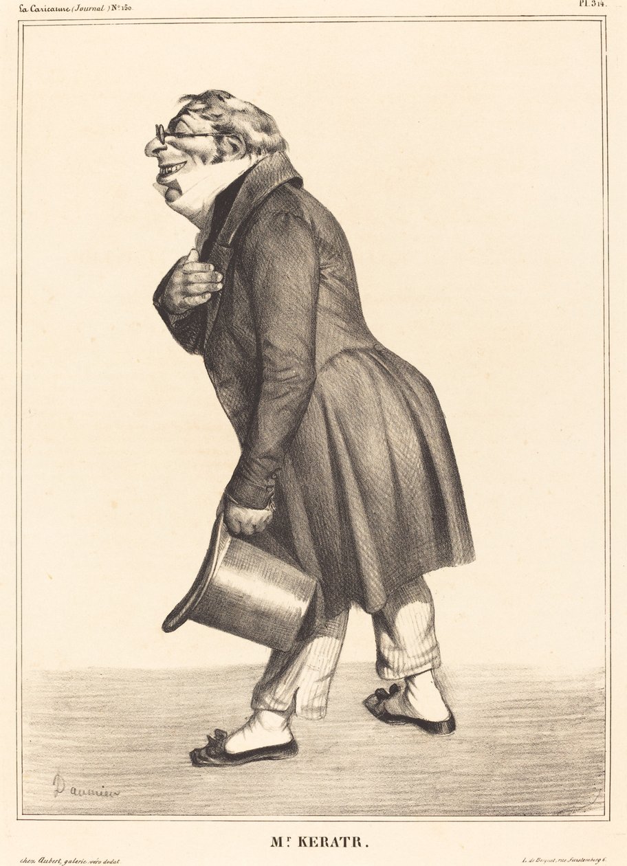 Greve af Keratry af Honoré Daumier