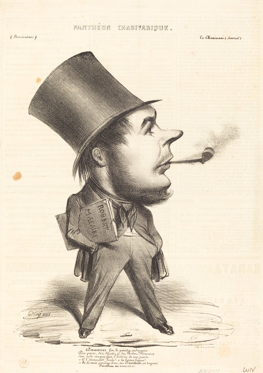 Daumier var den almindelige maler... af Honoré Daumier