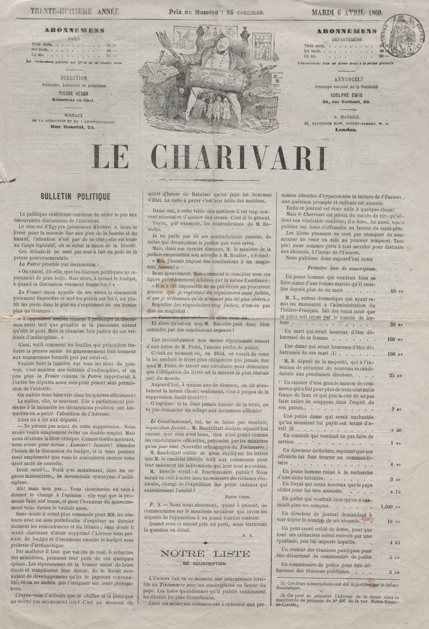 Vanskeligheder ved at blive svelt af Honoré Daumier