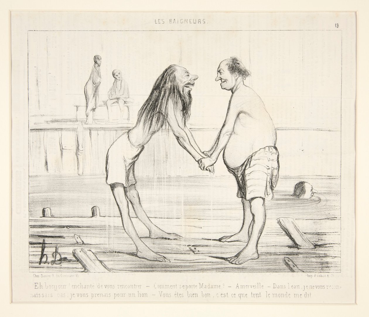 Hej hej! dejligt at møde dig af Honoré Daumier