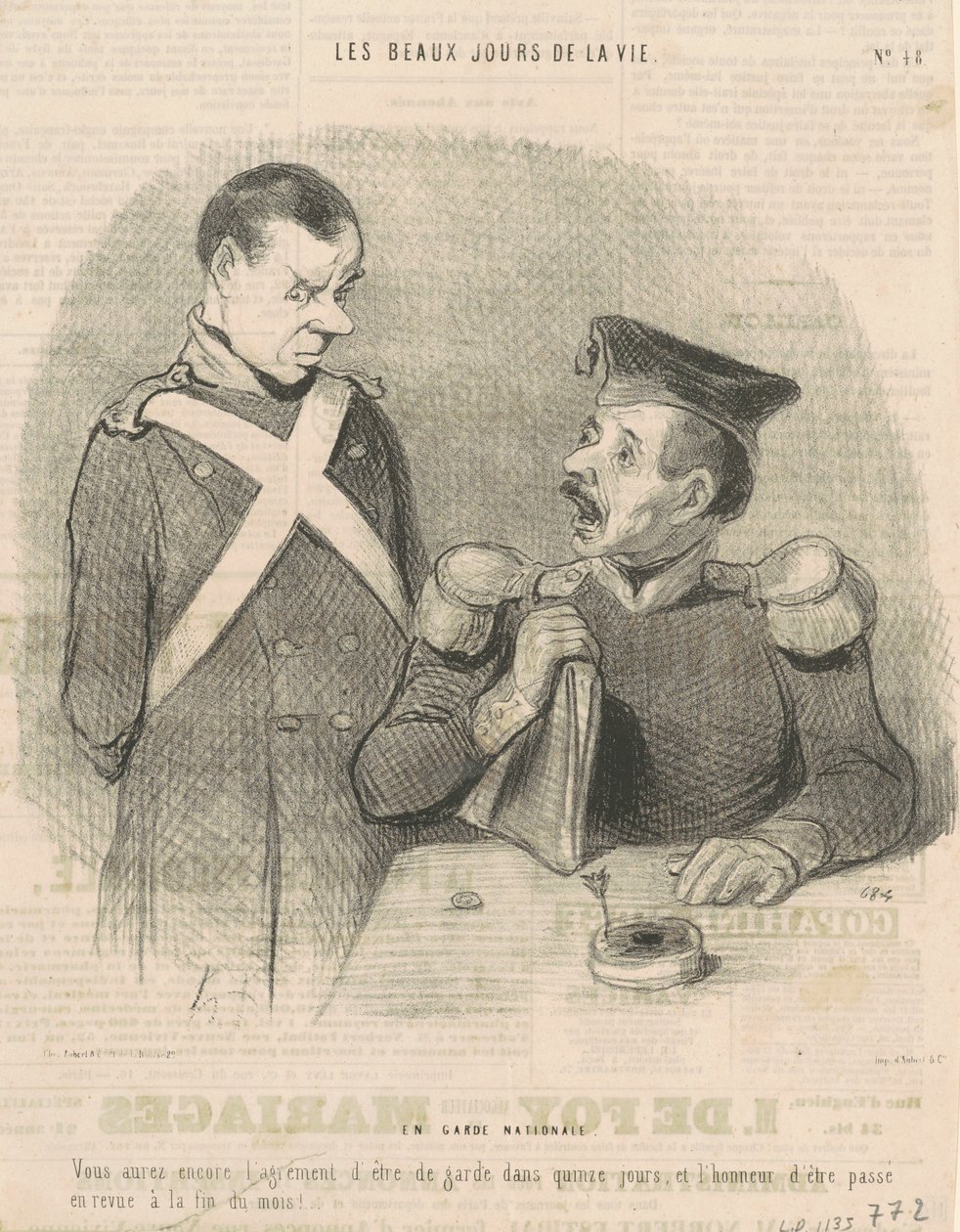 I nationalgarden af Honoré Daumier