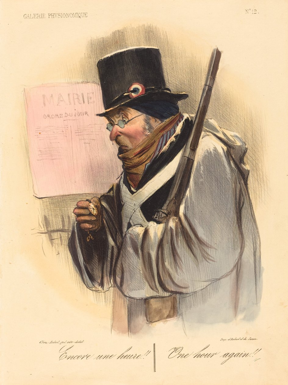 Endnu en time!! af Honoré Daumier