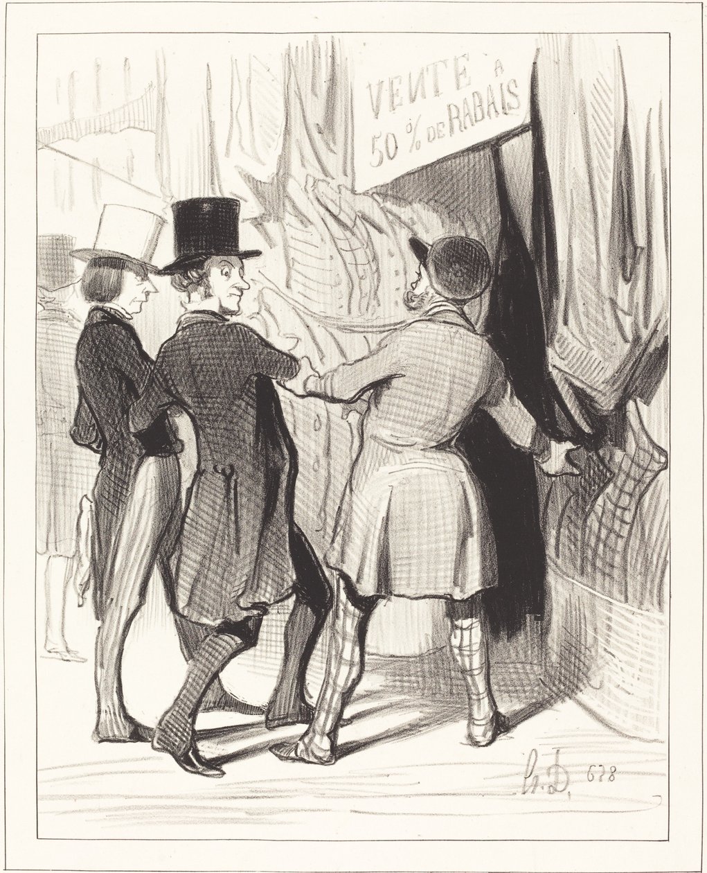 Indtast mine herrer... her er nogle storslåede... af Honoré Daumier