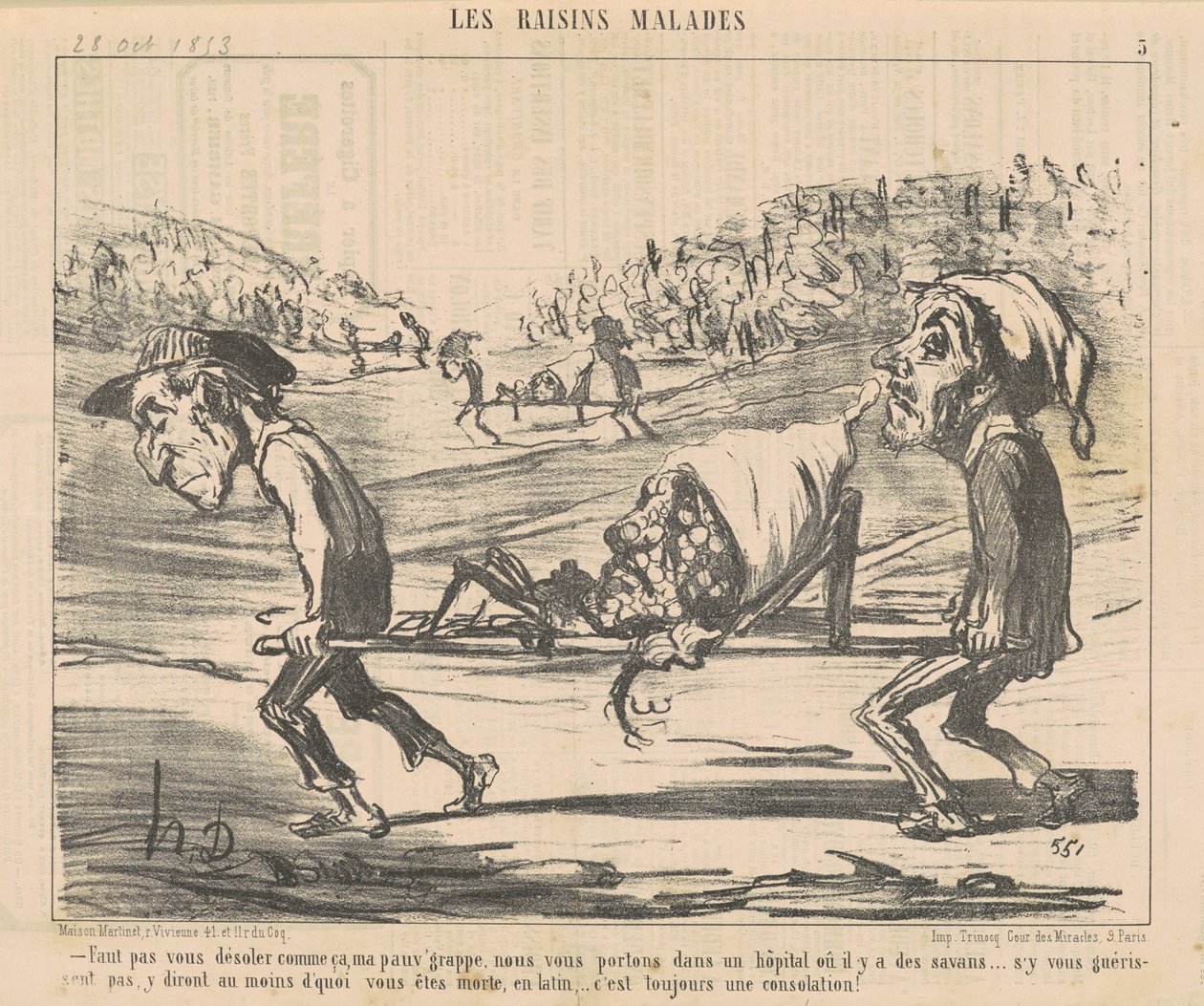 Bliv ikke ked af det... af Honoré Daumier