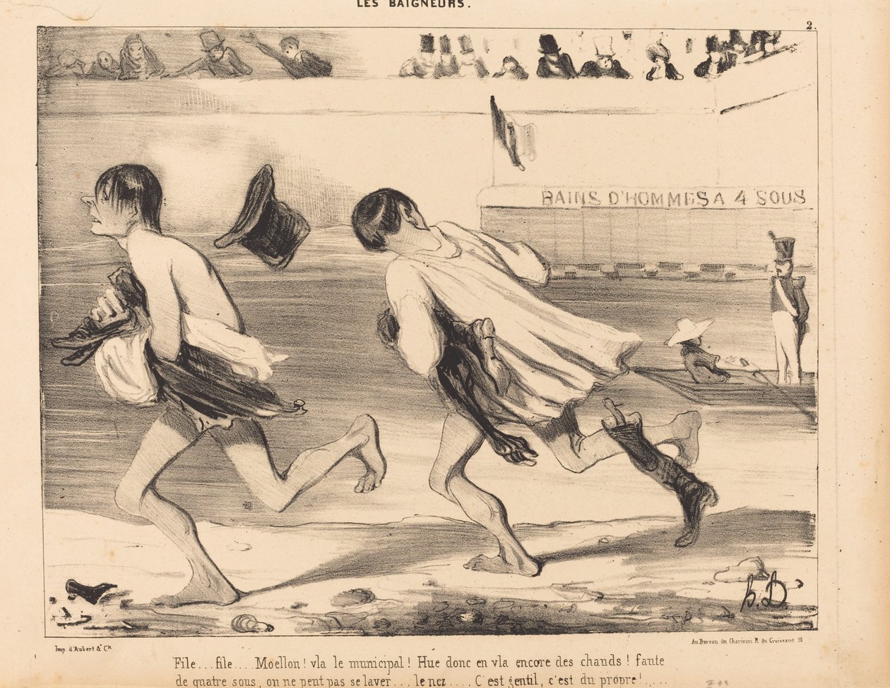 Fil ... Moello! Vla le kommunalt! af Honoré Daumier