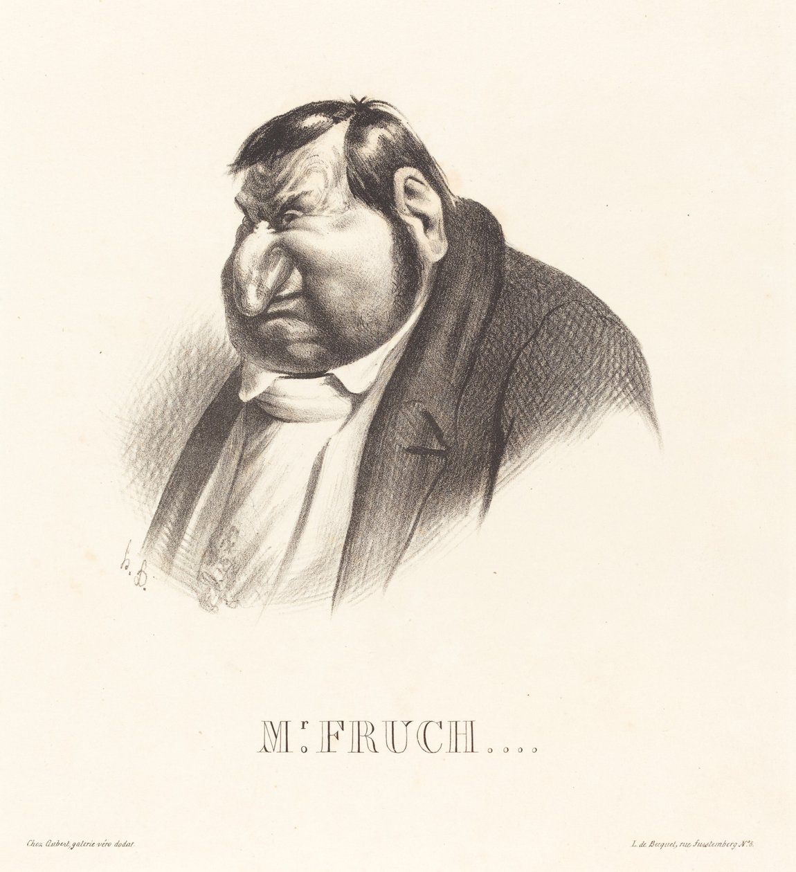 Fruchard, og buste af Honoré Daumier