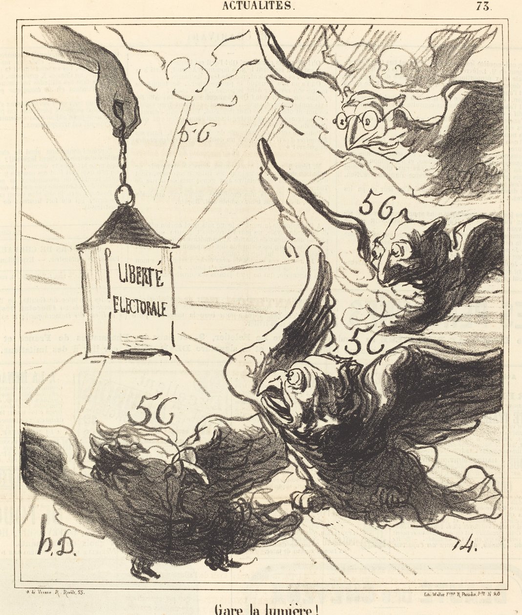 Parker lyset! af Honoré Daumier