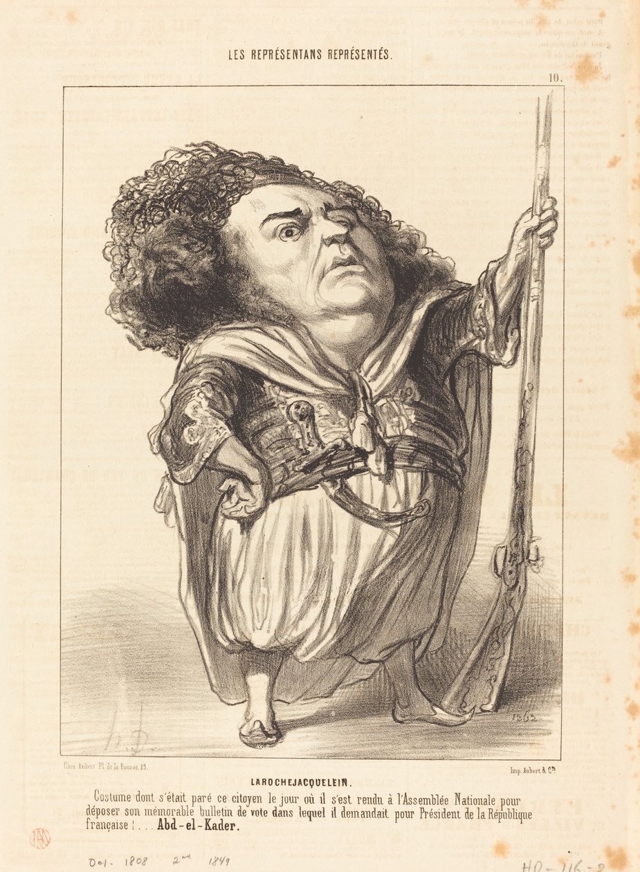 Henri de Larochejacquelein af Honoré Daumier