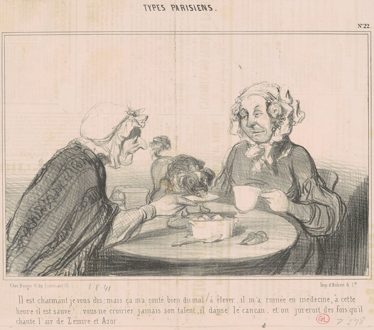 Han er charmerende, siger jeg dig... af Honoré Daumier