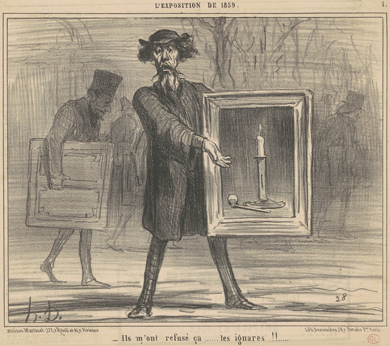De nægtede mig at... af Honoré Daumier