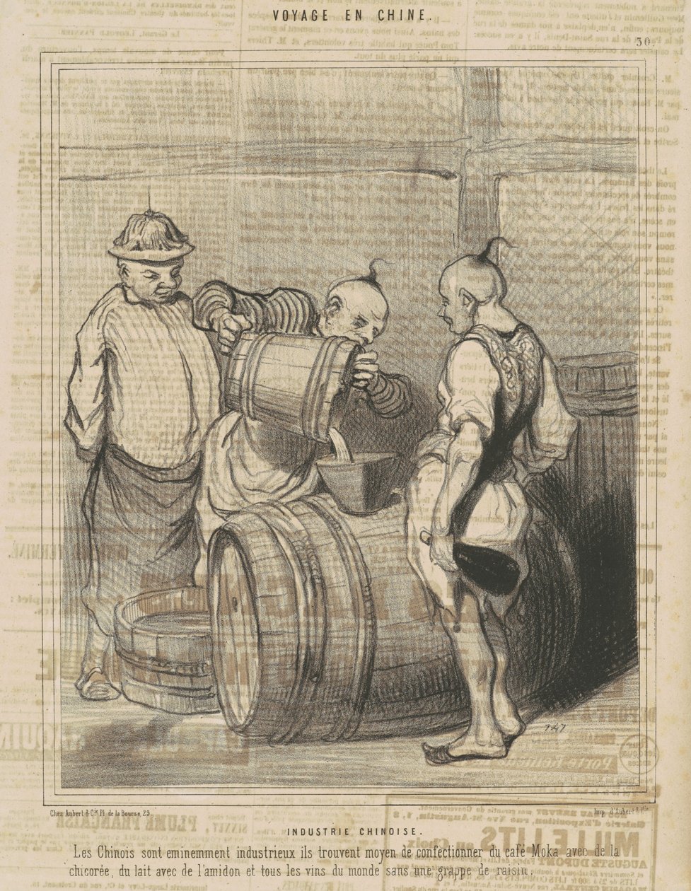 kinesisk industri af Honoré Daumier