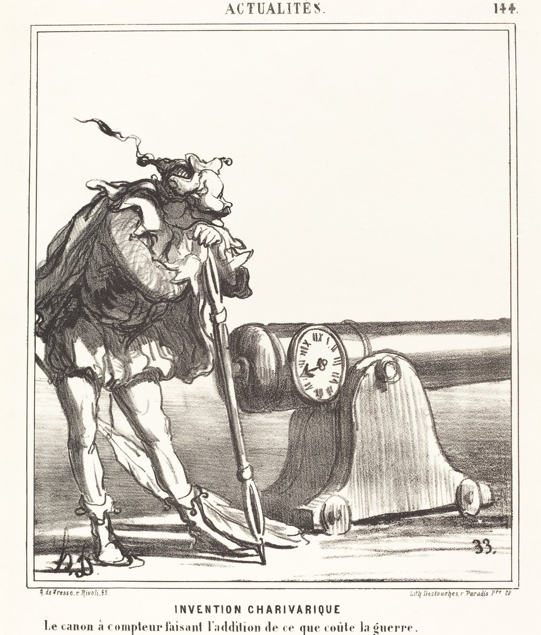 Chariarisk opfindelse af Honoré Daumier