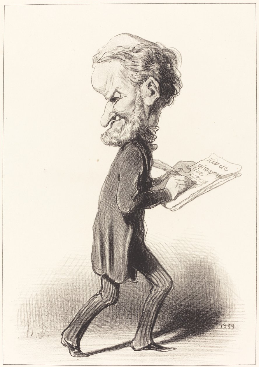 J. Antoine Taschereau af Honoré Daumier