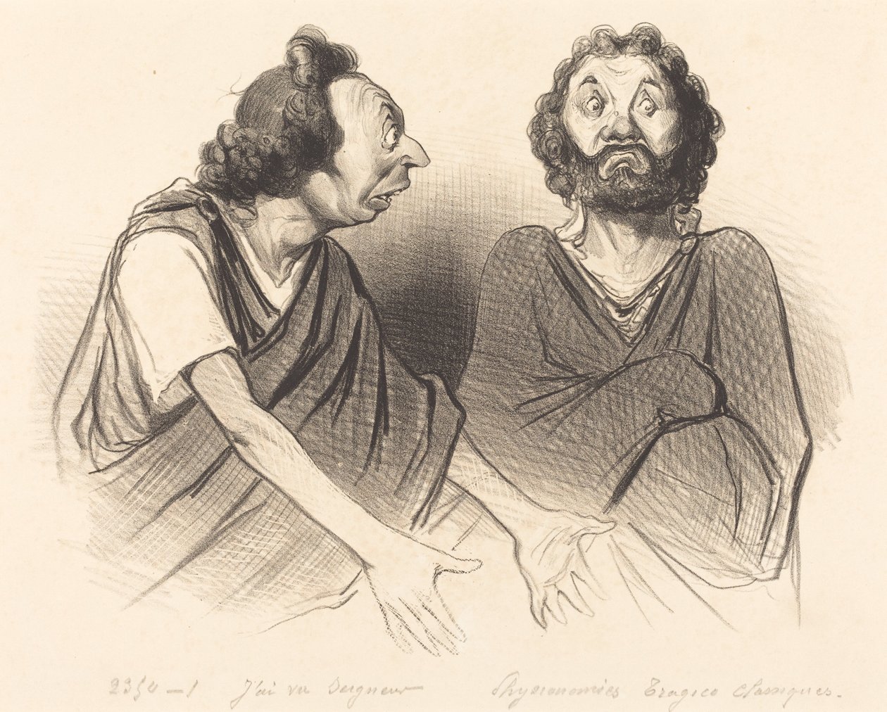 Jeg så Herren... din uheldige søn... af Honoré Daumier
