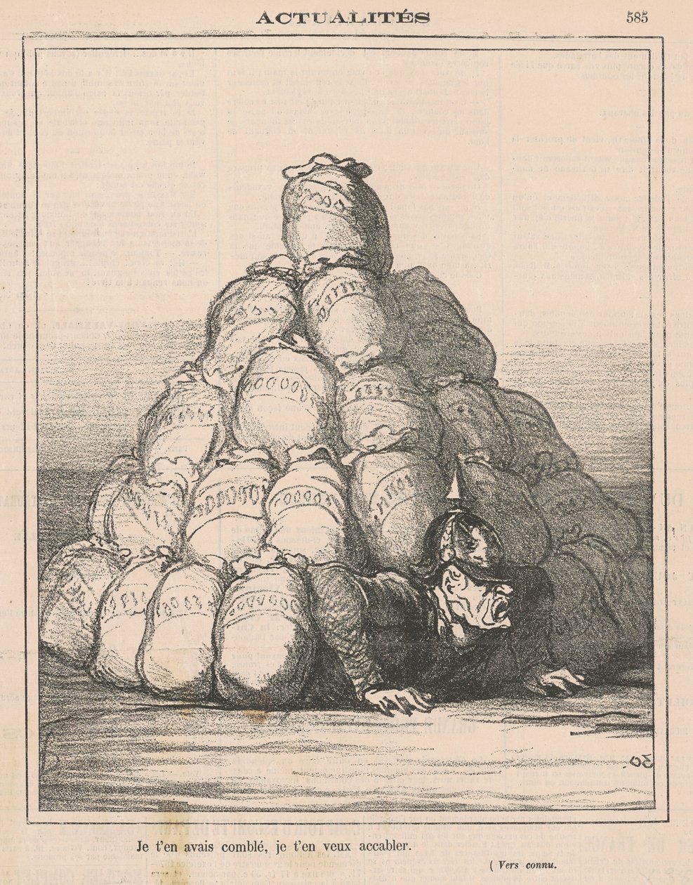 Jeg udfyldte dig... af Honoré Daumier