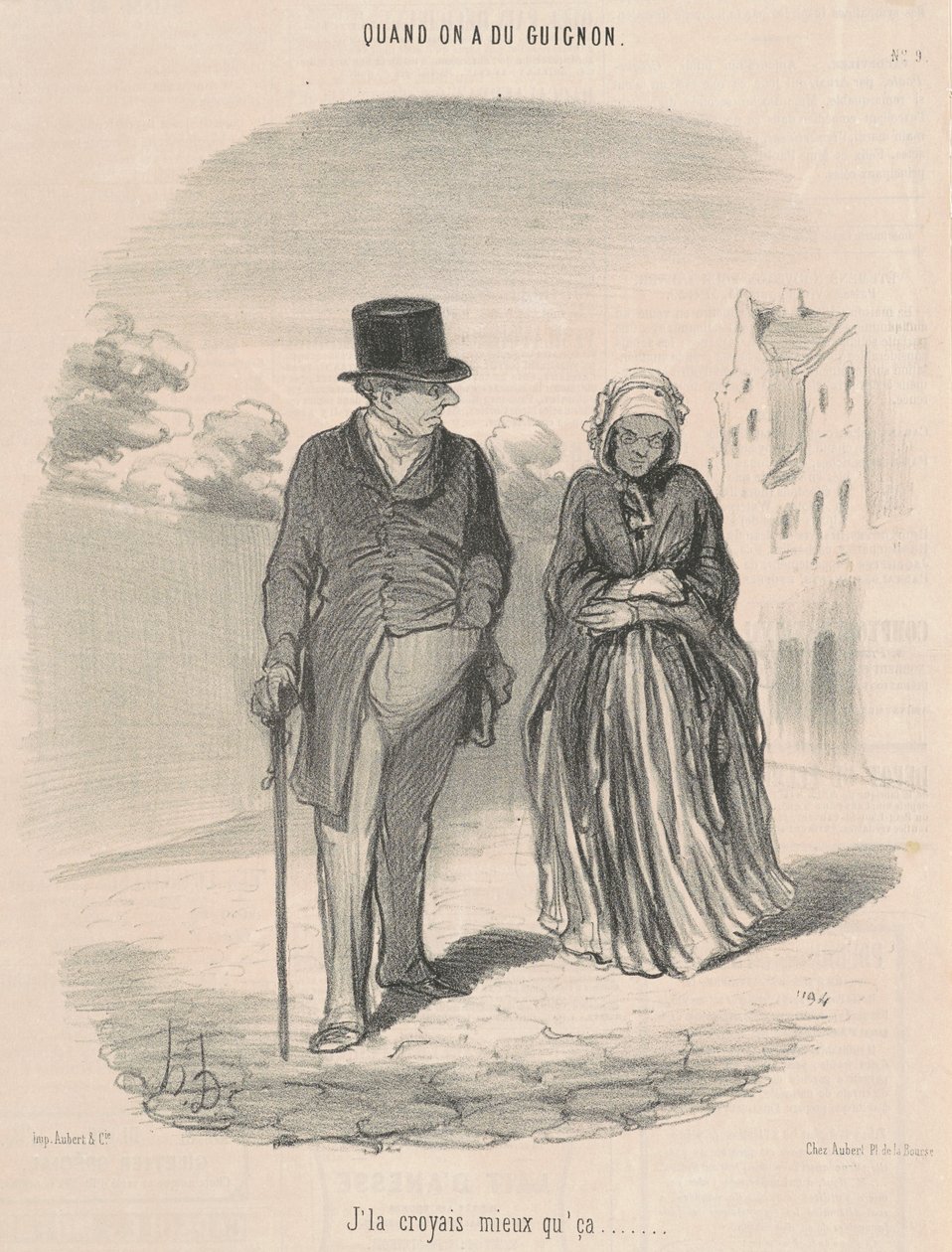 Jeg troede det var bedre end det... af Honoré Daumier