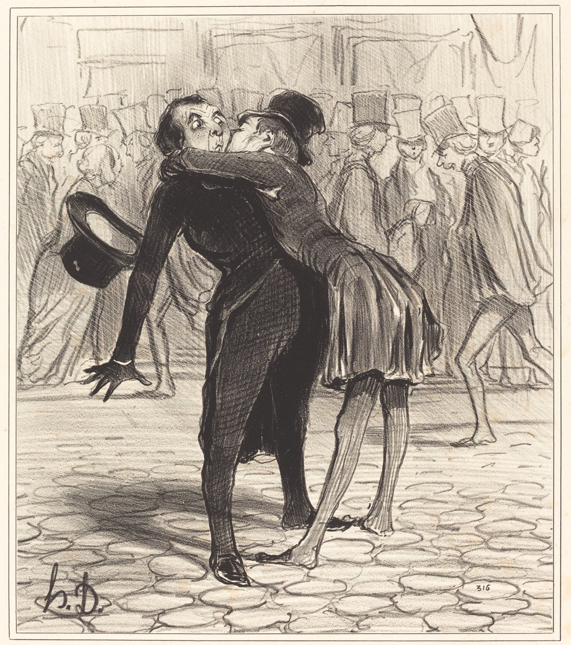 college ven af Honoré Daumier