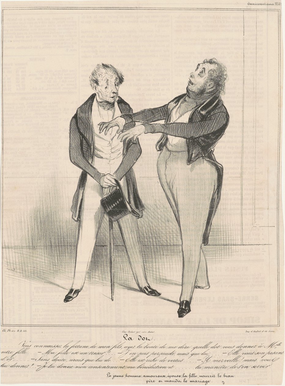 The Dot...du kender formuen... af Honoré Daumier
