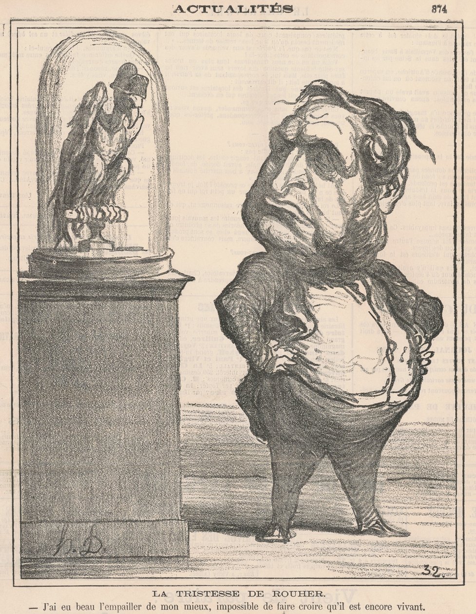 Rouhers tristhed af Honoré Daumier