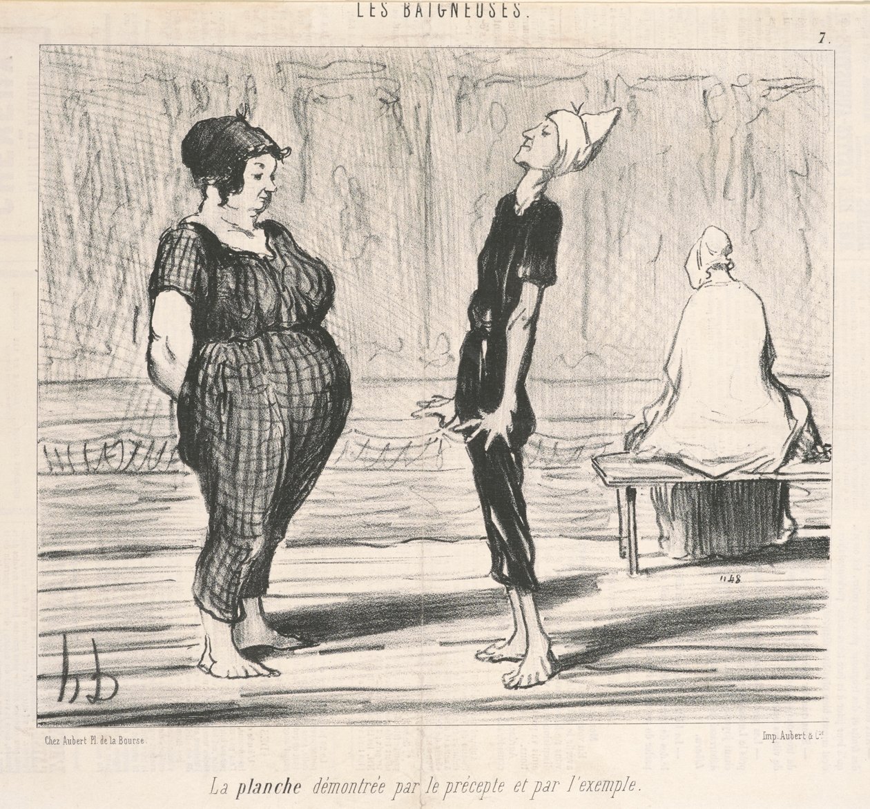 Tavlen demonstreret af forskriften... af Honoré Daumier