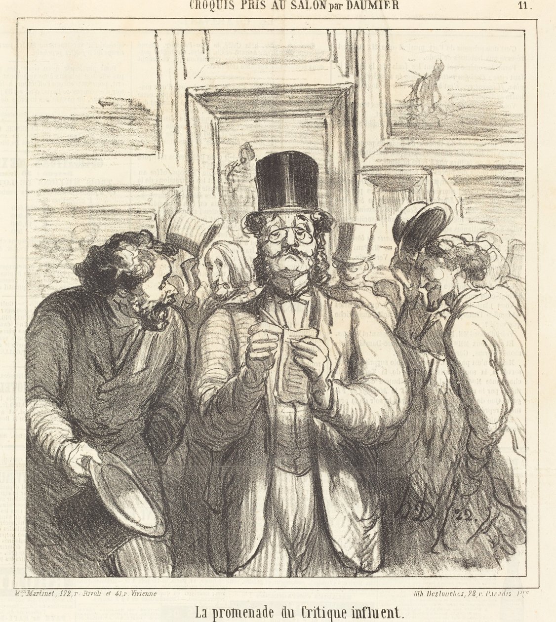 Den indflydelsesrige kritikervandring af Honoré Daumier