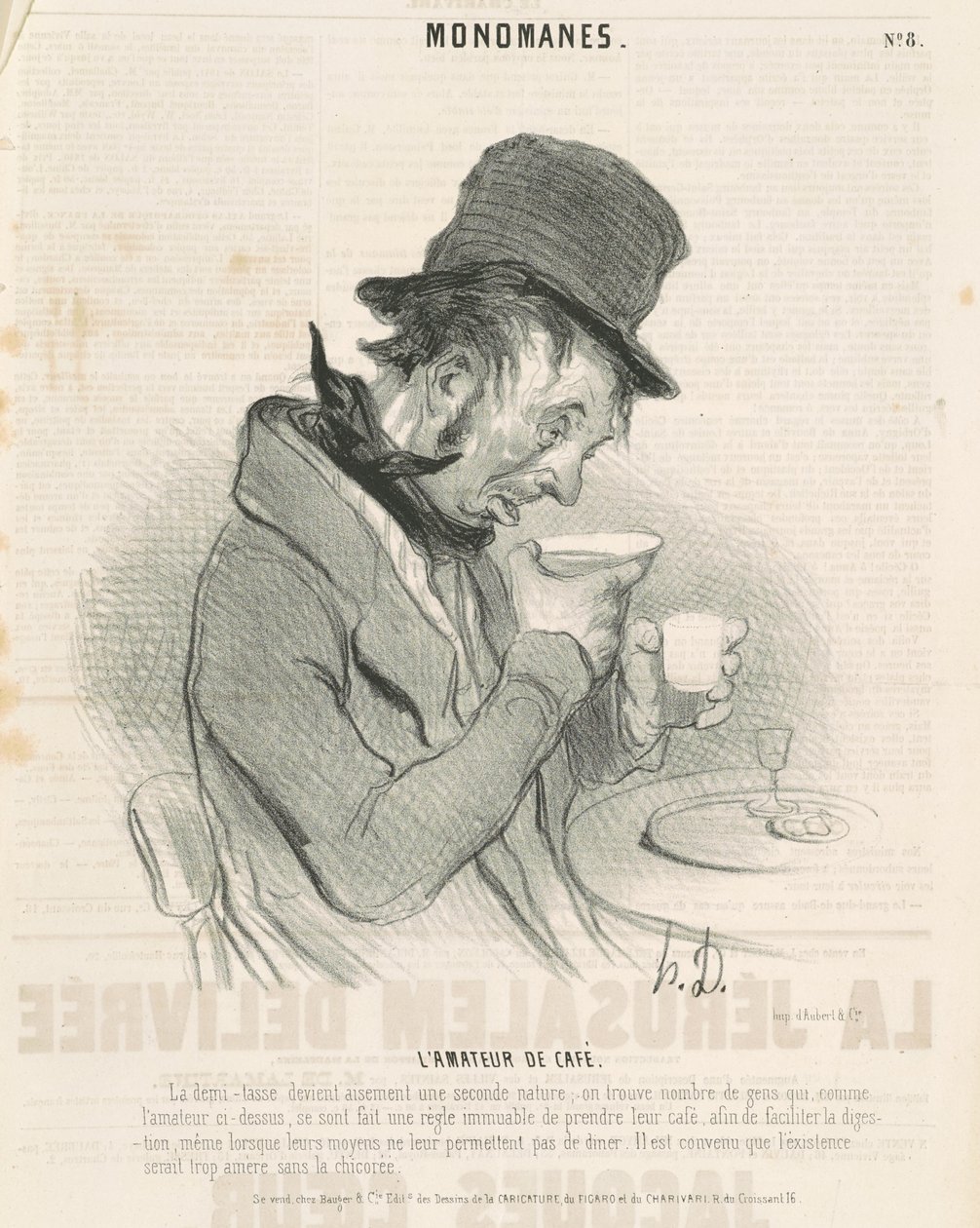 Kaffeelskeren af Honoré Daumier