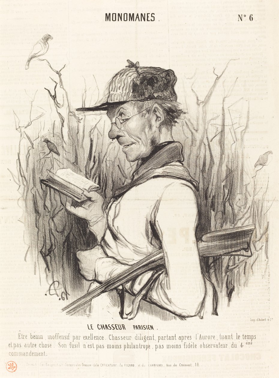 Den parisiske jæger af Honoré Daumier