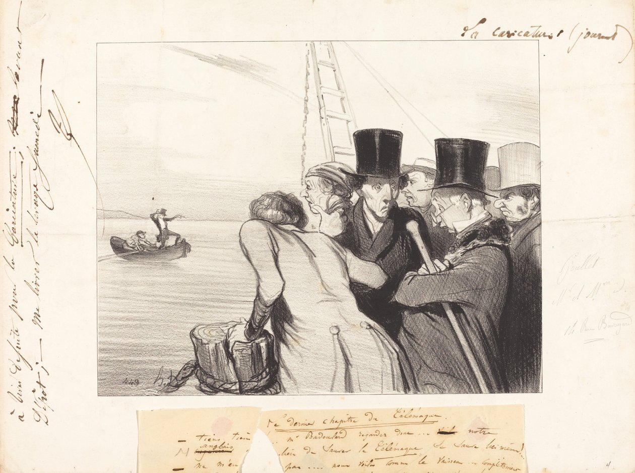 Det sidste af Telemachos af Honoré Daumier