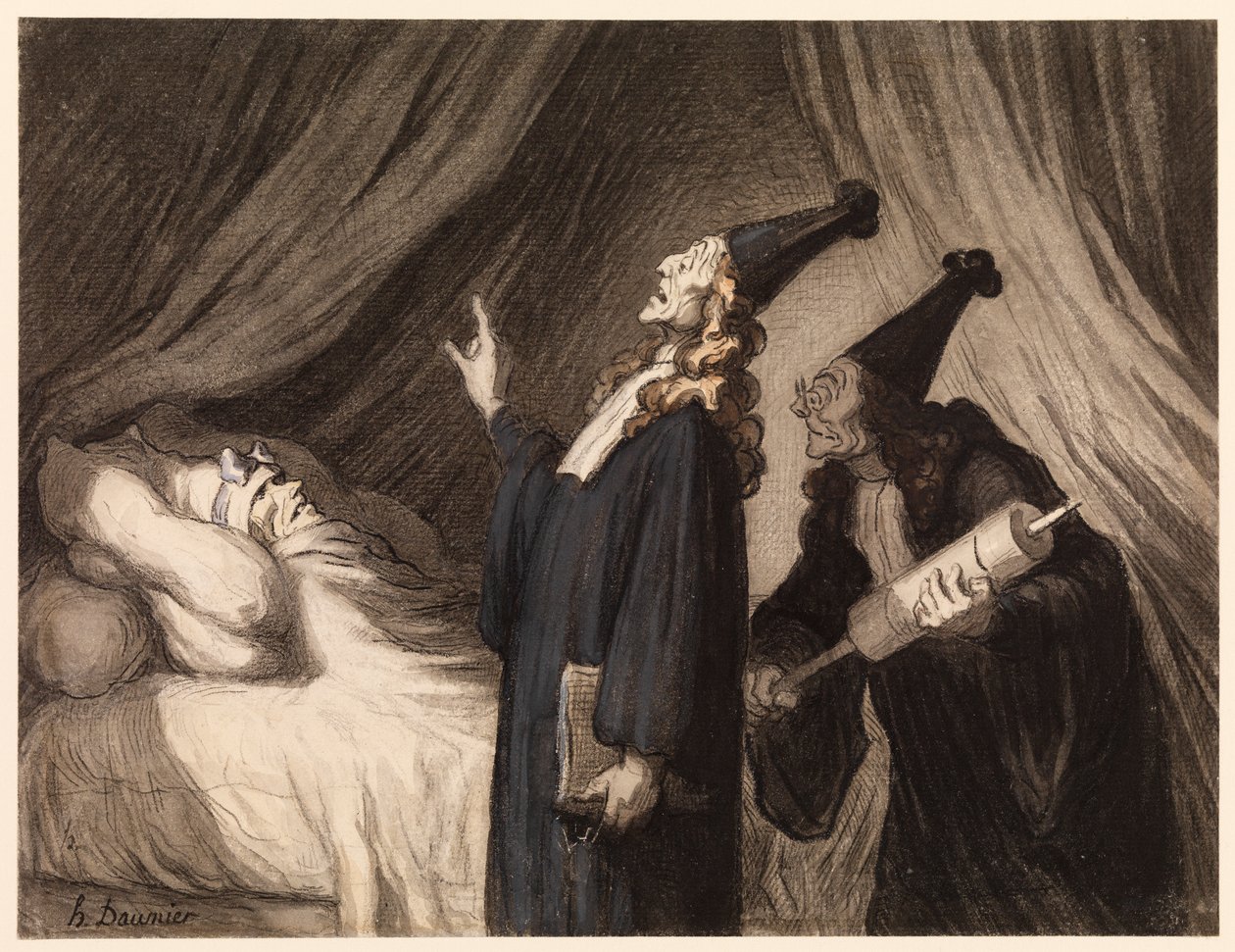 Indbildt syg af Honoré Daumier