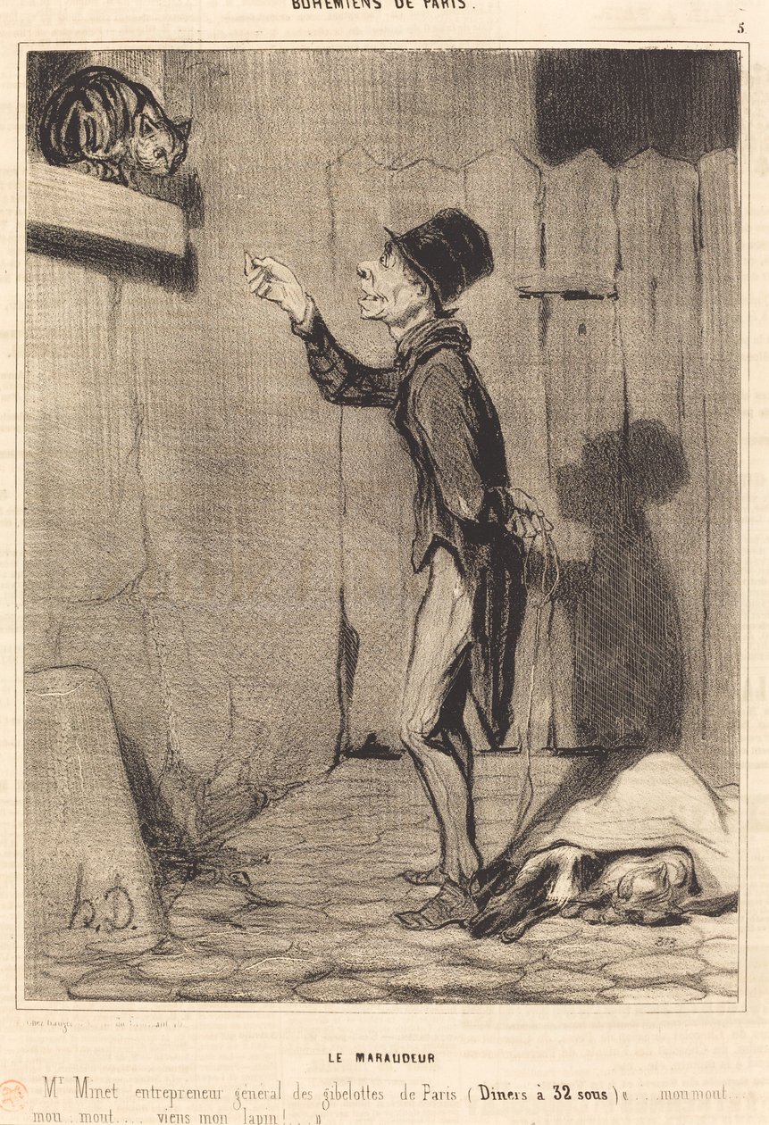 Marauderen af Honoré Daumier