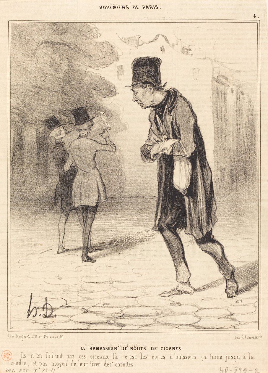 Cigarstubsamleren af Honoré Daumier