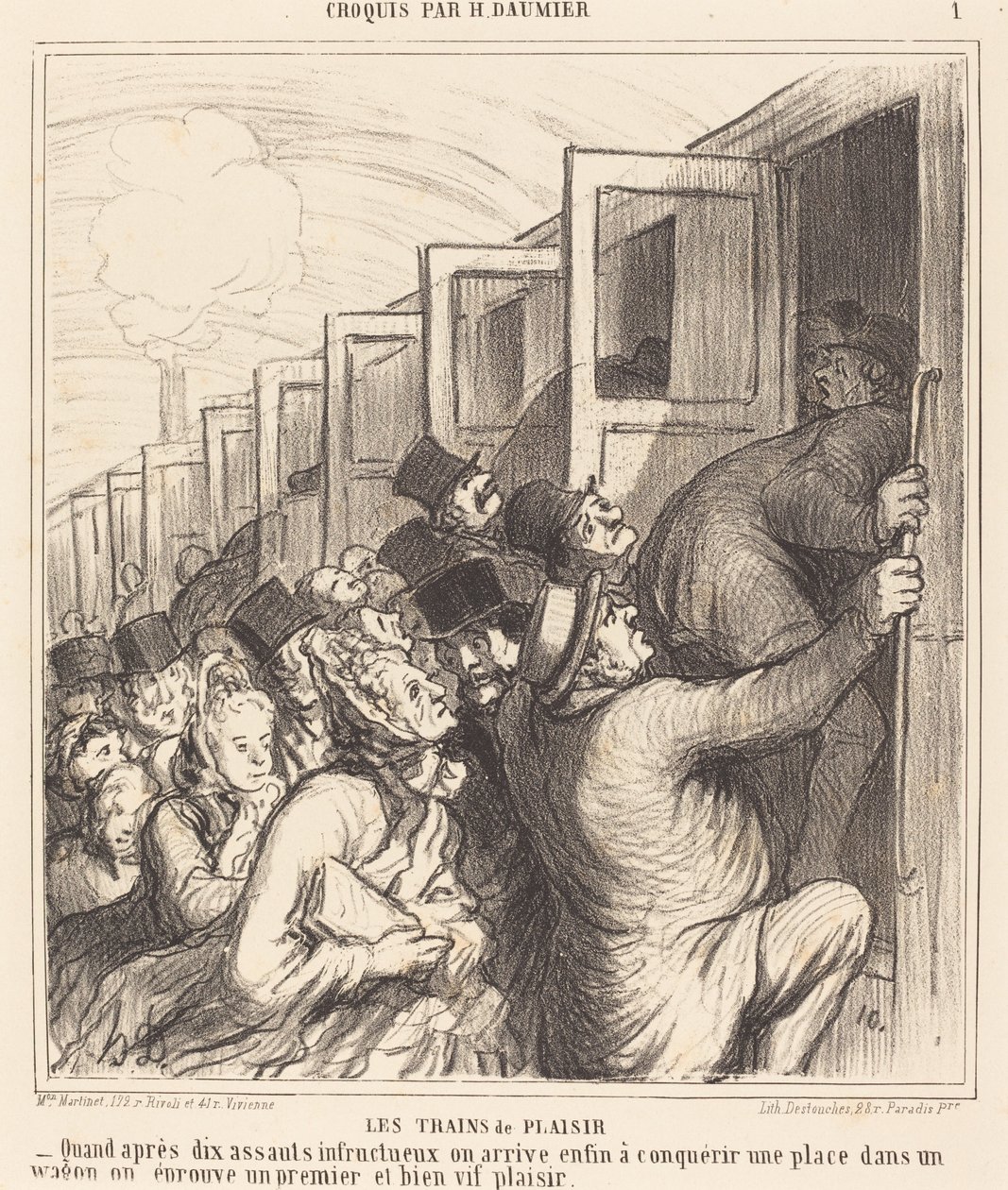 Lysttog af Honoré Daumier