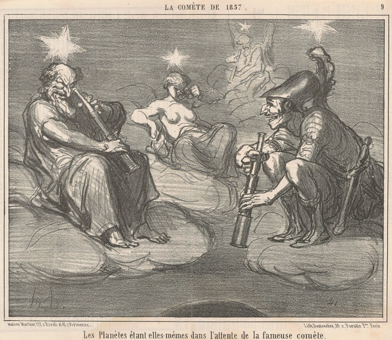 Planeterne er sig selv af Honoré Daumier