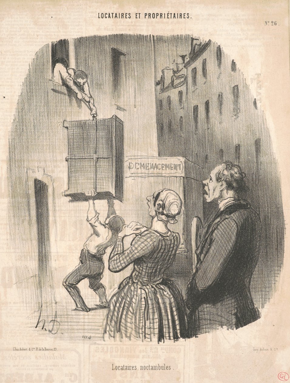 Natugle lejere af Honoré Daumier