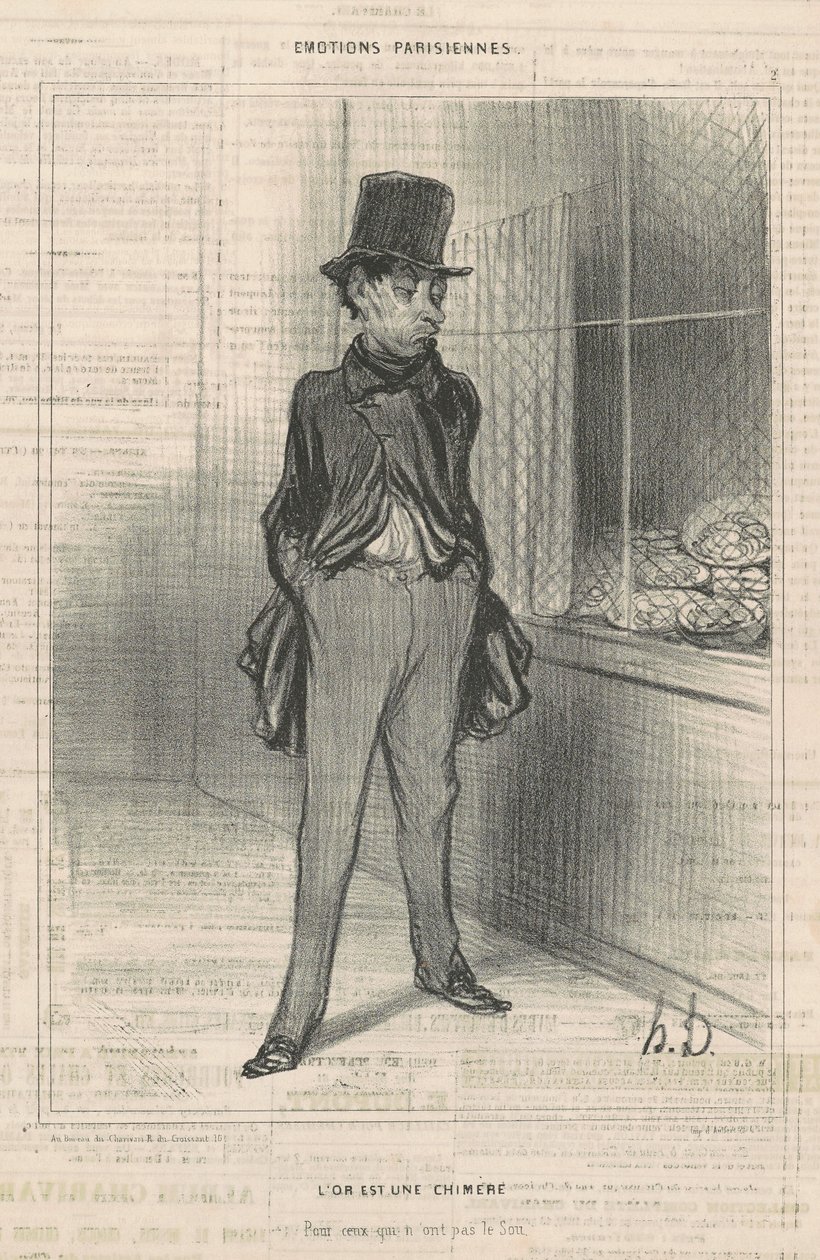 Guld er en kimær af Honoré Daumier