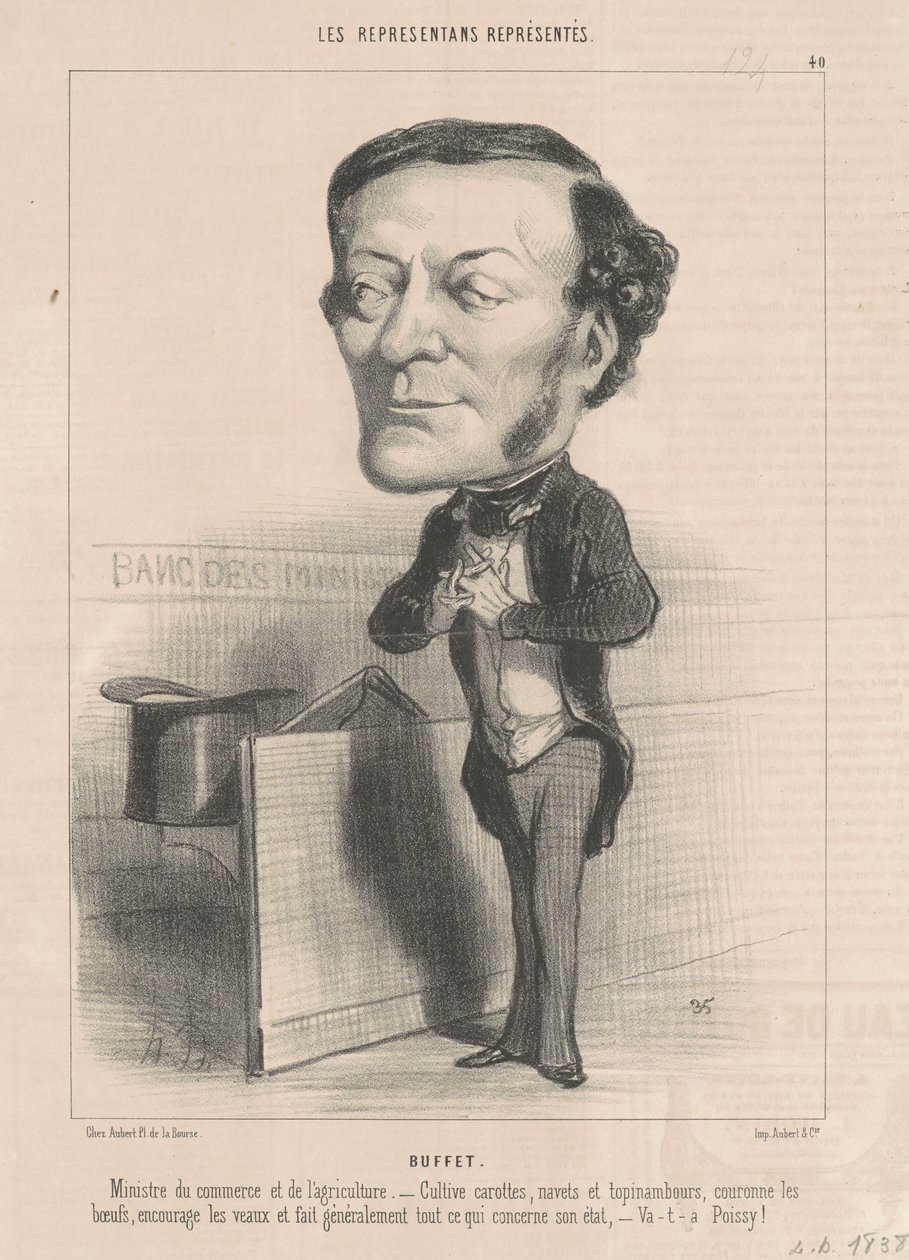 Louis-Joseph Buffet af Honoré Daumier