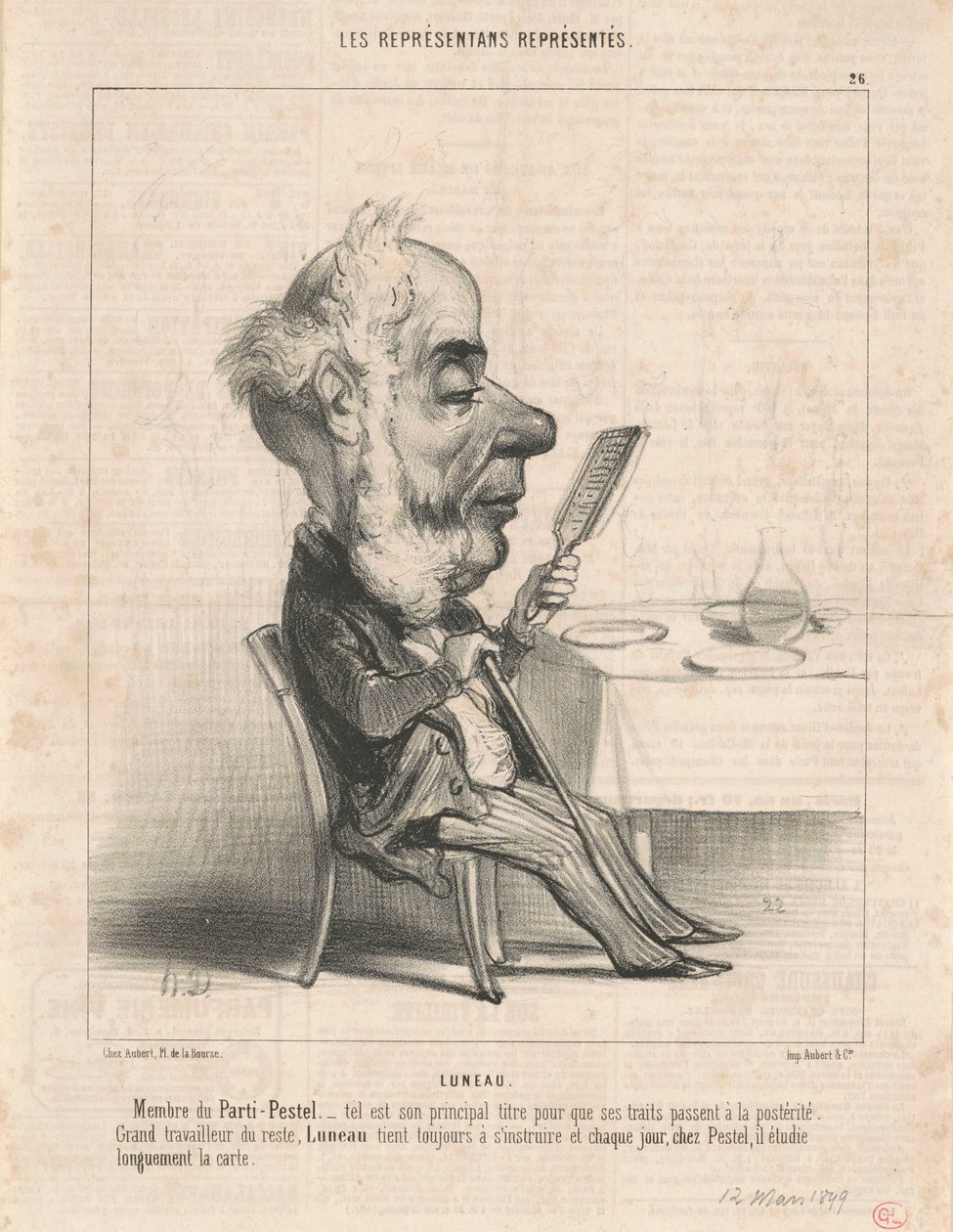 Luneau af Honoré Daumier