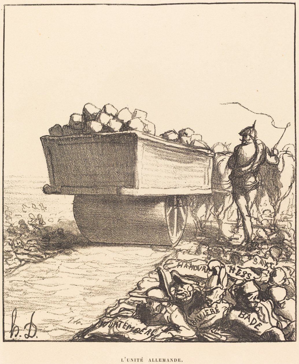 tysk enhed af Honoré Daumier