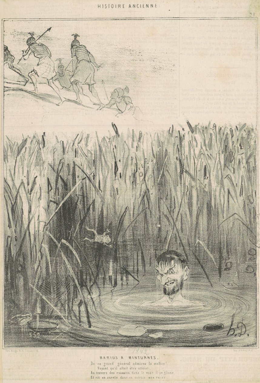 Marius af Minturnes af Honoré Daumier