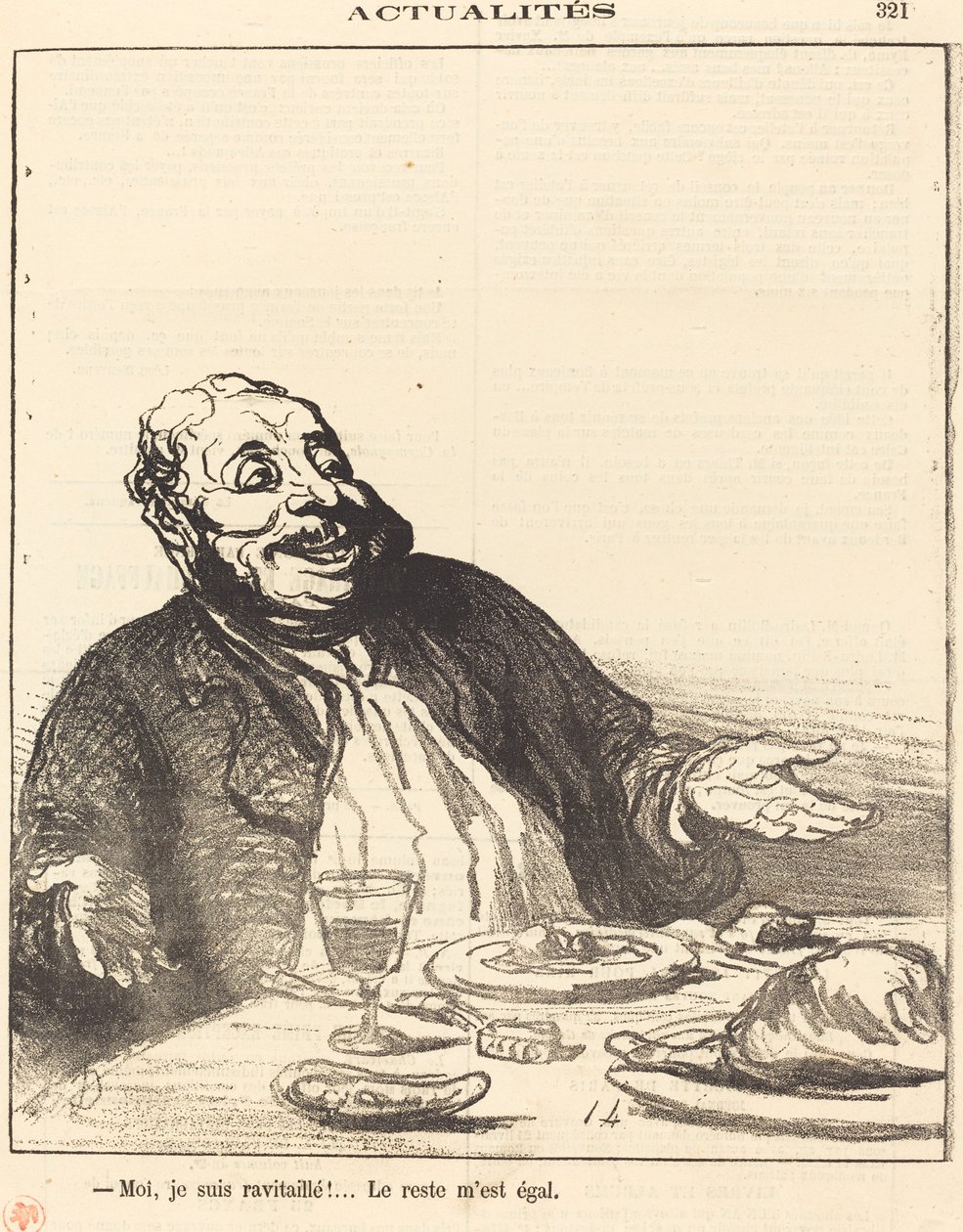 Jeg er forsynet!... af Honoré Daumier