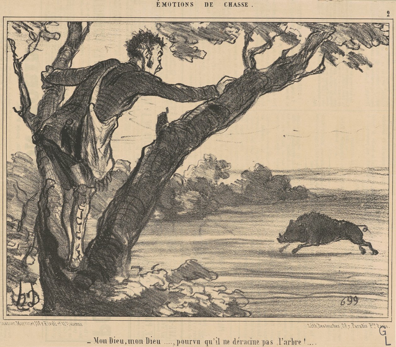 Min gud, min gud... forudsat... af Honoré Daumier