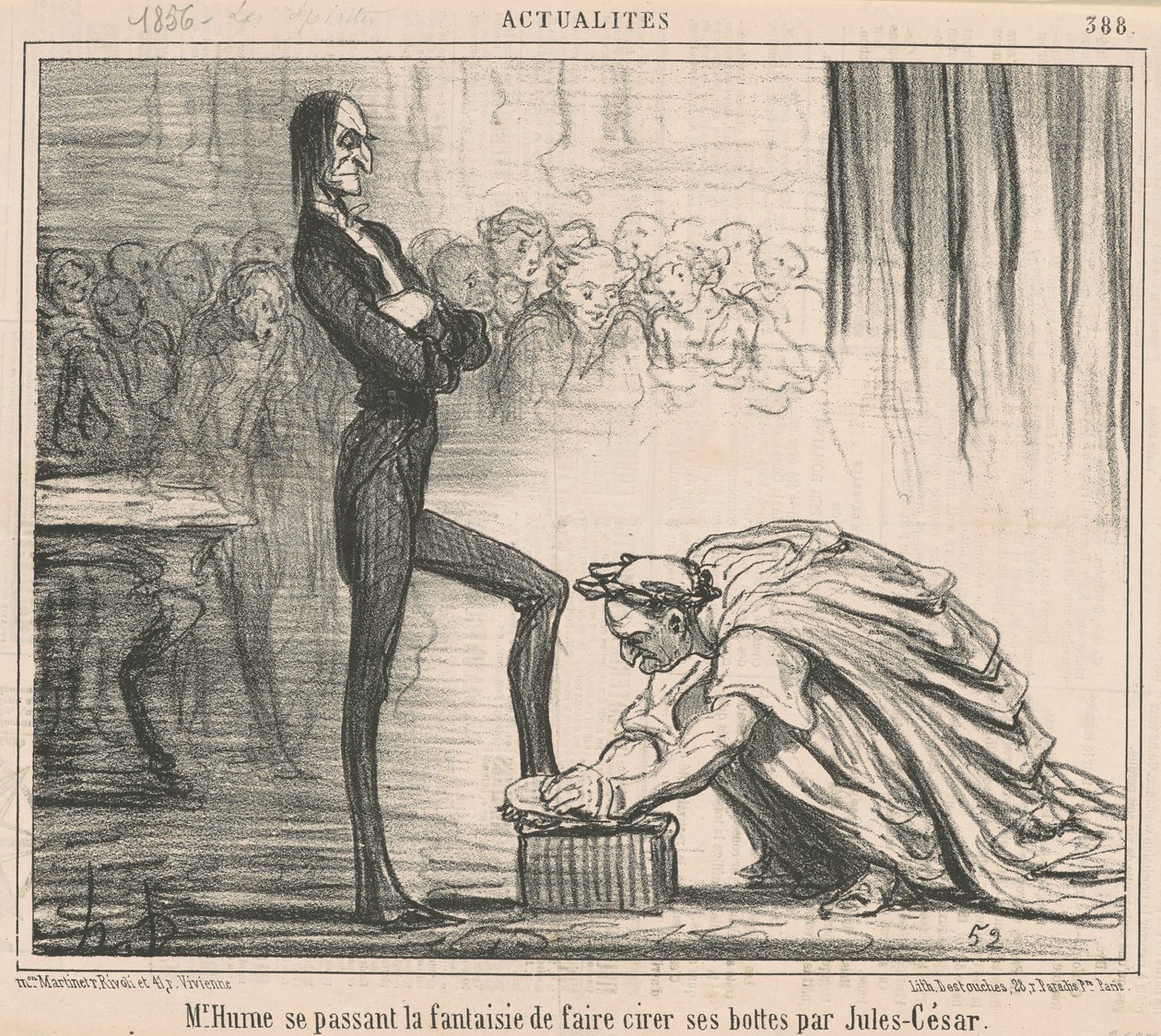 Mr. Hume lader som om... af Honoré Daumier