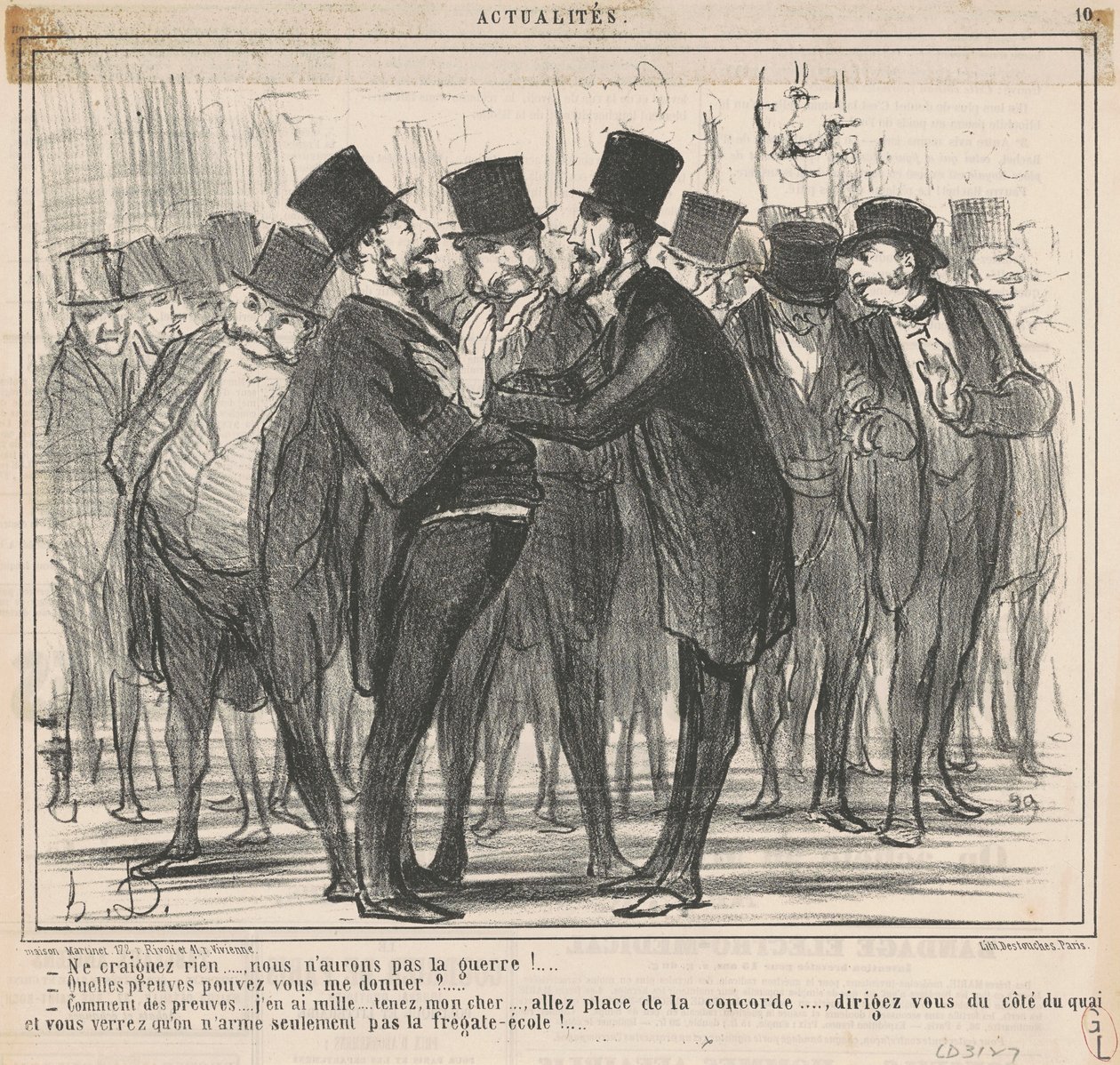 Frygt ingenting... af Honoré Daumier