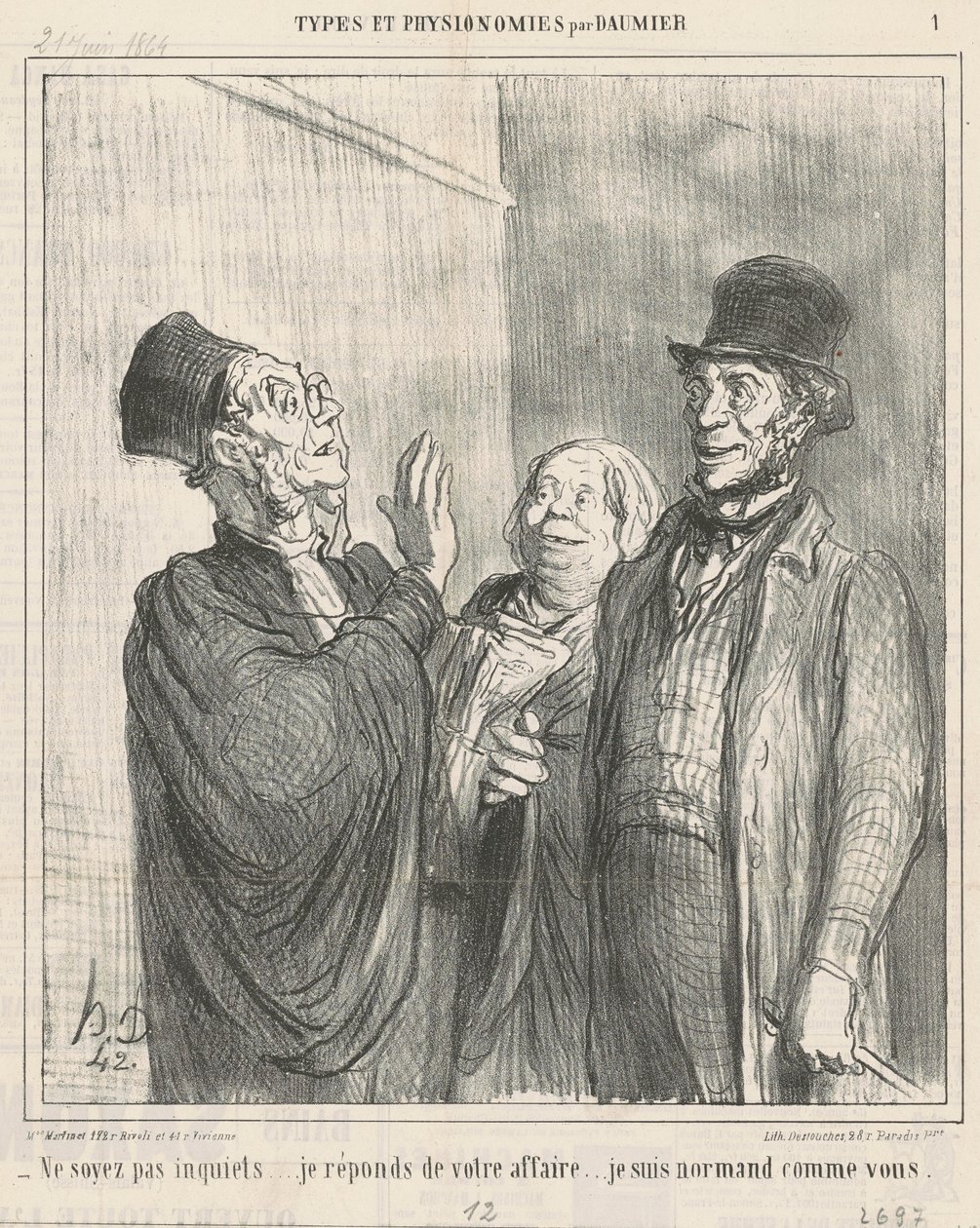 Vær ikke bekymret... af Honoré Daumier