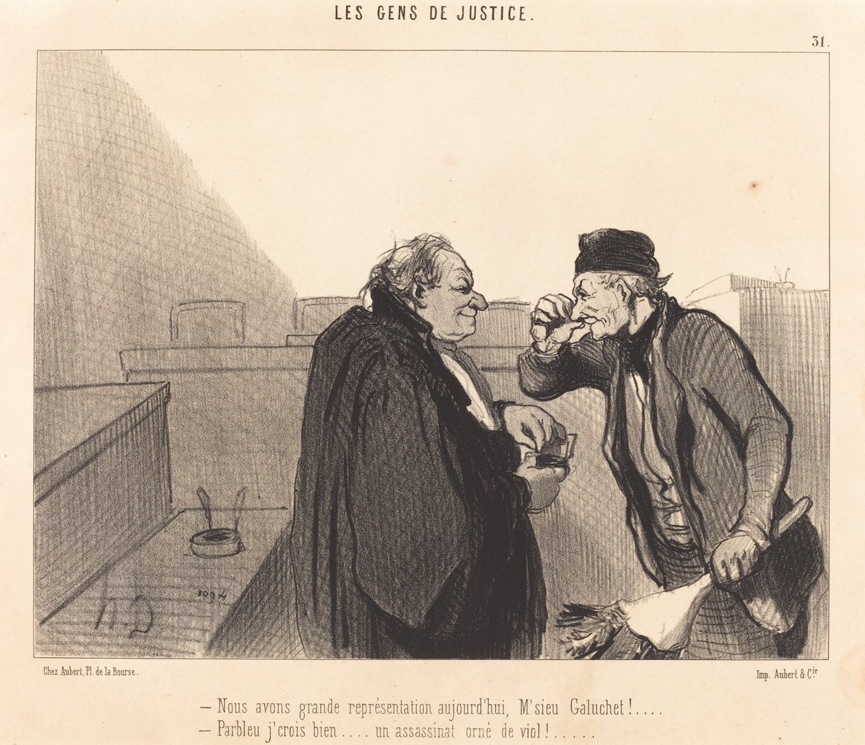 Vi har stor repræsentation i dag af Honoré Daumier
