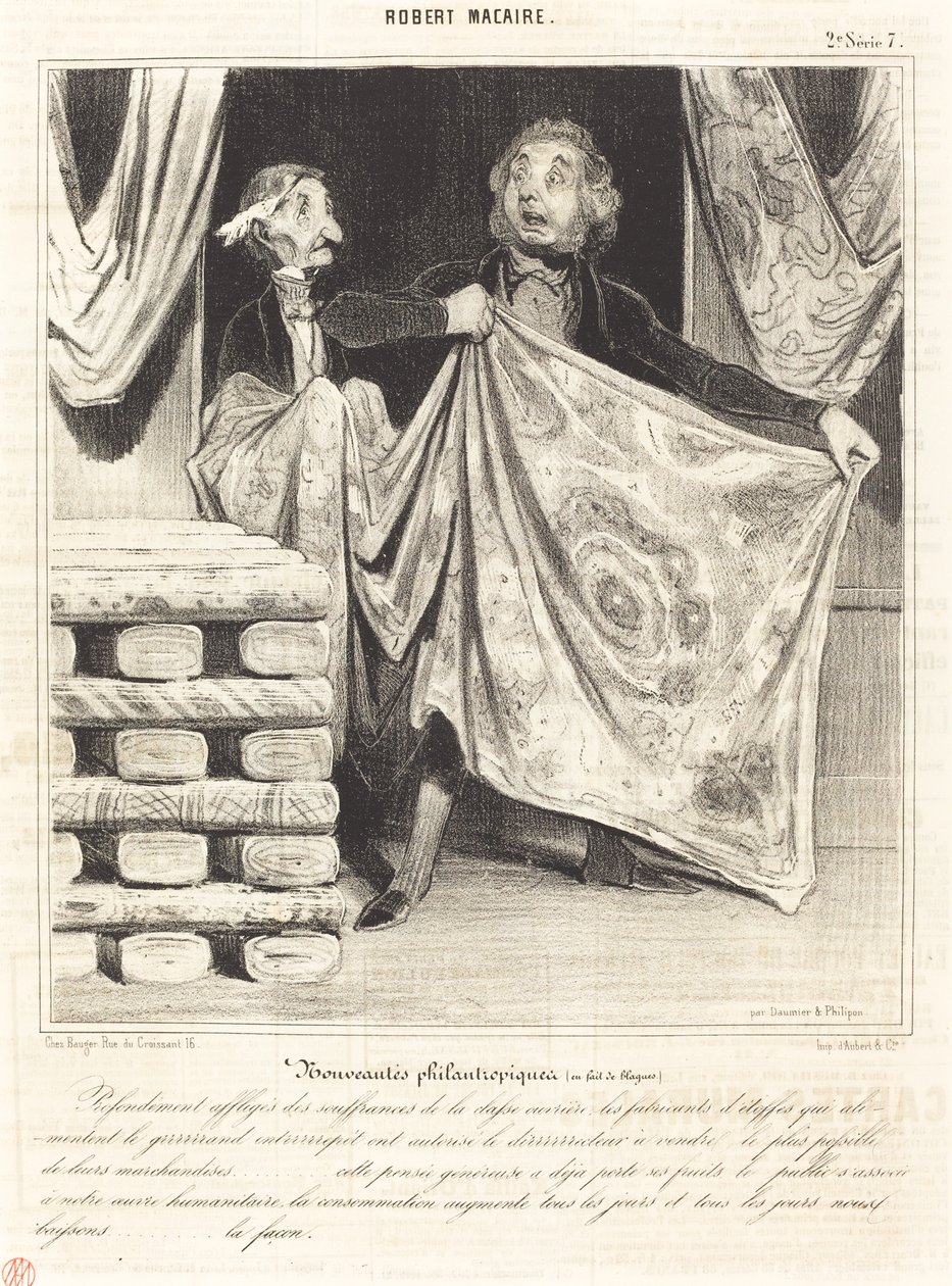 Filantropiske nyheder... af Honoré Daumier